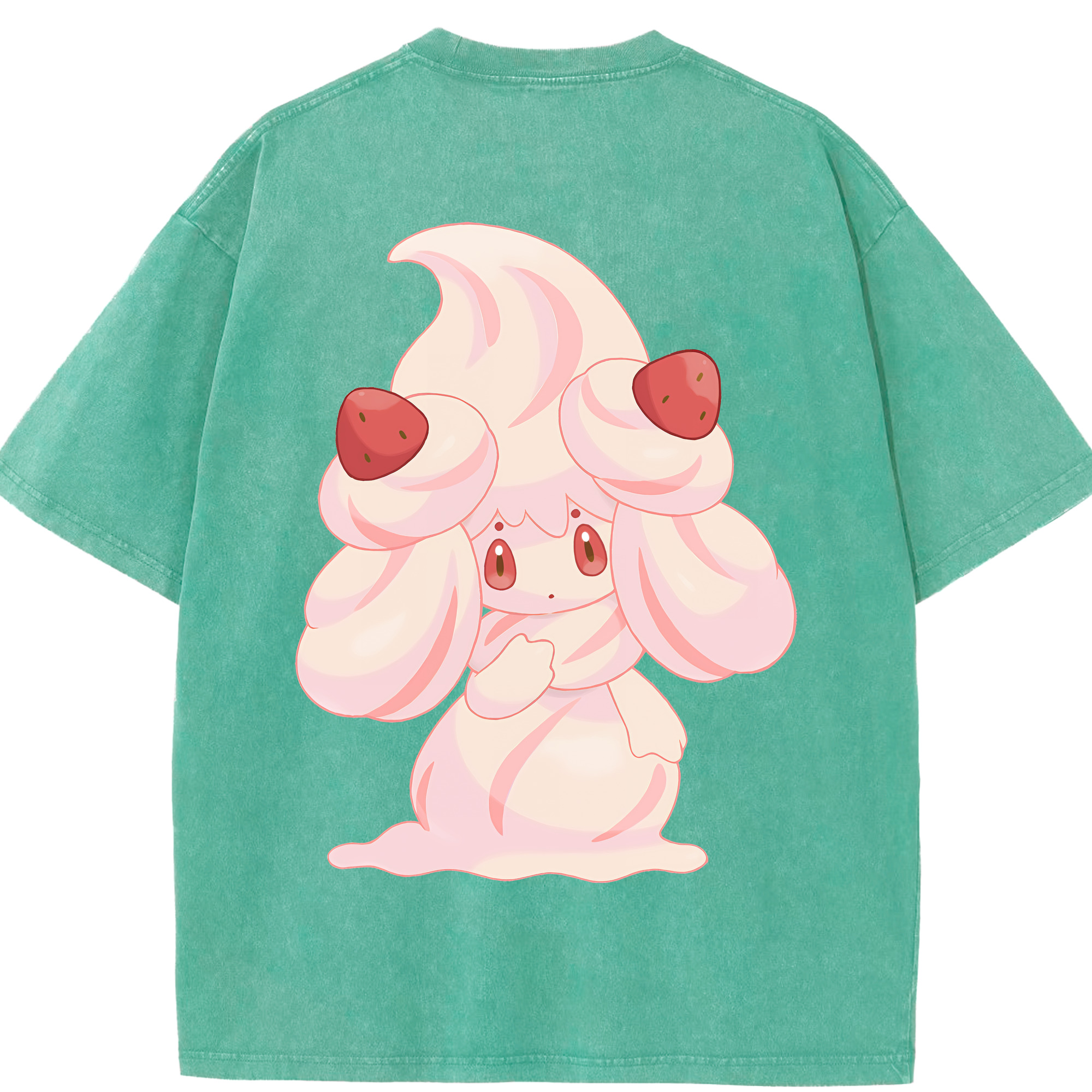 （画像用） ポケットモンスター Pokémon 綿100% ヴィンテージ風 半袖Tシャツ（背面プリント）